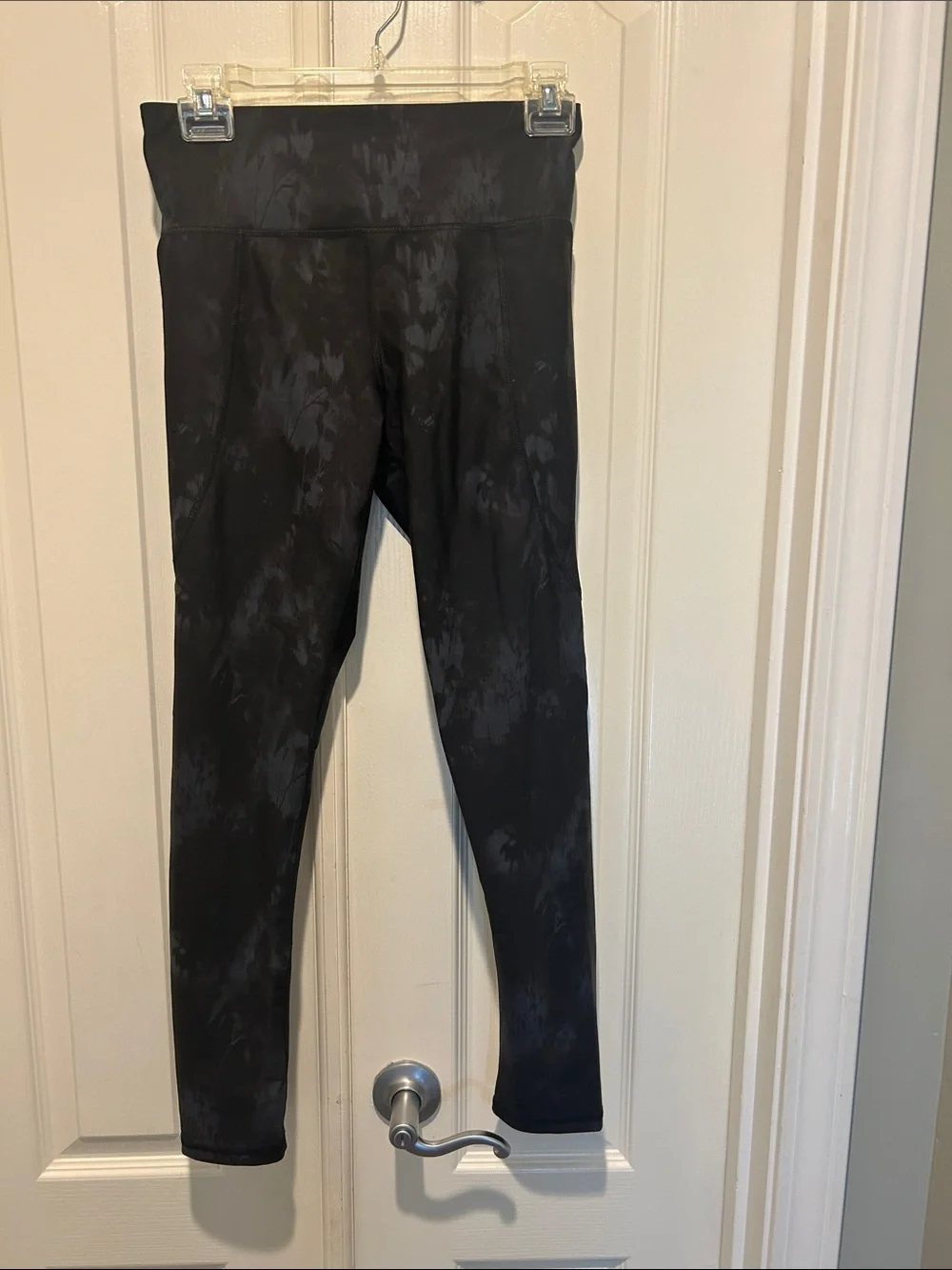 Old Navy Girls' Black Tie-Dye Leggings